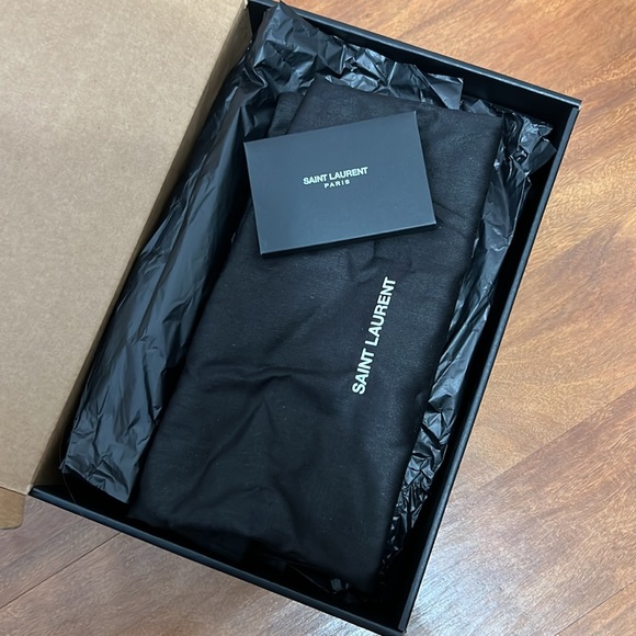 YSL Yves Saint Laurent Aqua Leopard Print Venice Low Slip on Sneakers New - Picture 6 of 7